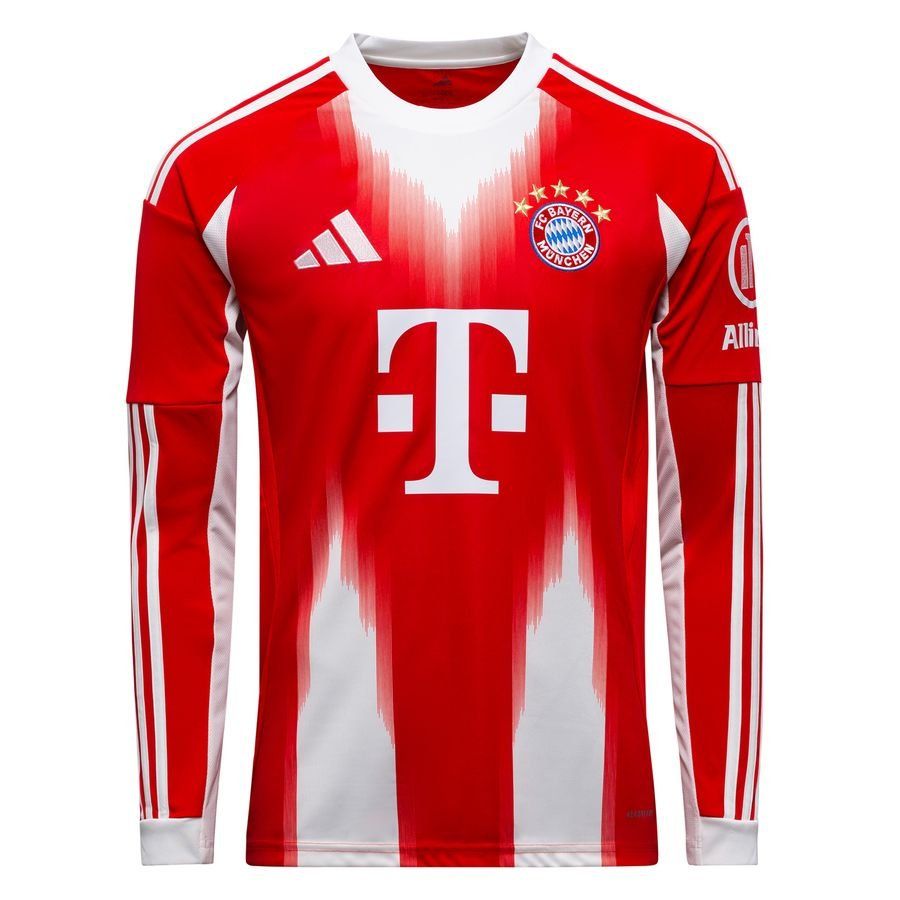 Bayern München Home Shirt 2025/26 Kids Long Sleeves-SoccerKits Hub | Buy Soccer Jerseys Online